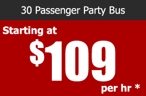 30 passenger party bus rental